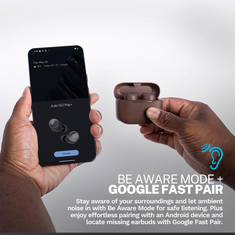 Experience Ultimate Comfort and Sound with JLab GO Tones+ True Wireless Bluetooth Earbuds – 35+ Hours Playtime, Customizable EQ, and Fast Charging!