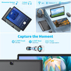 Unleash Creativity with the Relndoo 10.1 Inch Android Tablet - Complete 5-in-1 Bundle with Keyboard, Mouse, Stylus, and Case for Ultimate Flexibility!