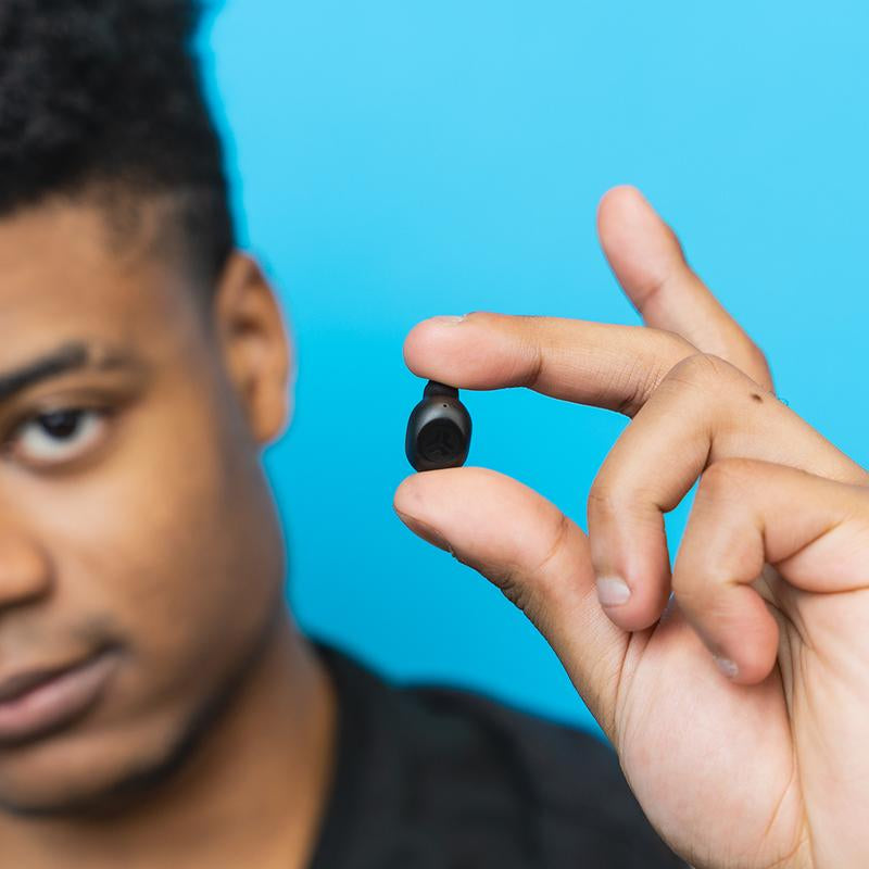 JLab JBuds Mini Earbuds - Ultra-Compact Bluetooth Earphones with IP55 Protection, Custom EQ, Touch Controls, and 20 Hours of Playtime for Ultimate Convenience