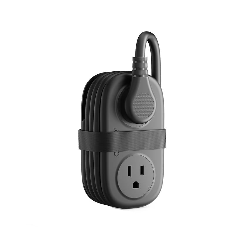 Compact ORICO Travel Power Strip with 4 AC Outlets and 3 USB Ports - Perfect for Hotels and Cruises!