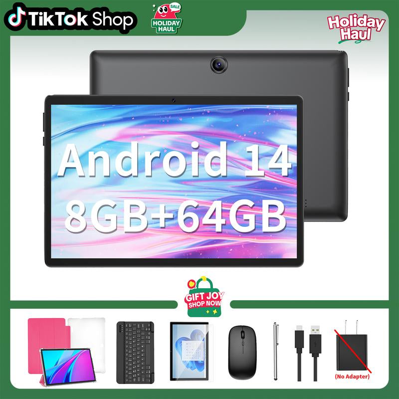 Unleash Creativity with the Relndoo 10.1 Inch Android Tablet - Complete 5-in-1 Bundle with Keyboard, Mouse, Stylus, and Case for Ultimate Flexibility!