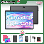 Unleash Creativity with the Relndoo 10.1 Inch Android Tablet - Complete 5-in-1 Bundle with Keyboard, Mouse, Stylus, and Case for Ultimate Flexibility!