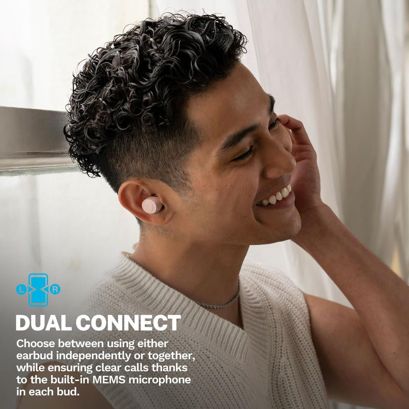 Experience Ultimate Comfort and Sound with JLab GO Tones+ True Wireless Bluetooth Earbuds – 35+ Hours Playtime, Customizable EQ, and Fast Charging!