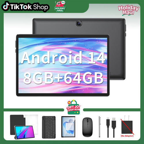 Unleash Creativity with the Relndoo 10.1 Inch Android Tablet - Complete 5-in-1 Bundle with Keyboard, Mouse, Stylus, and Case for Ultimate Flexibility!