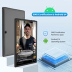 Unleash Creativity with the Relndoo 10.1 Inch Android Tablet - Complete 5-in-1 Bundle with Keyboard, Mouse, Stylus, and Case for Ultimate Flexibility!